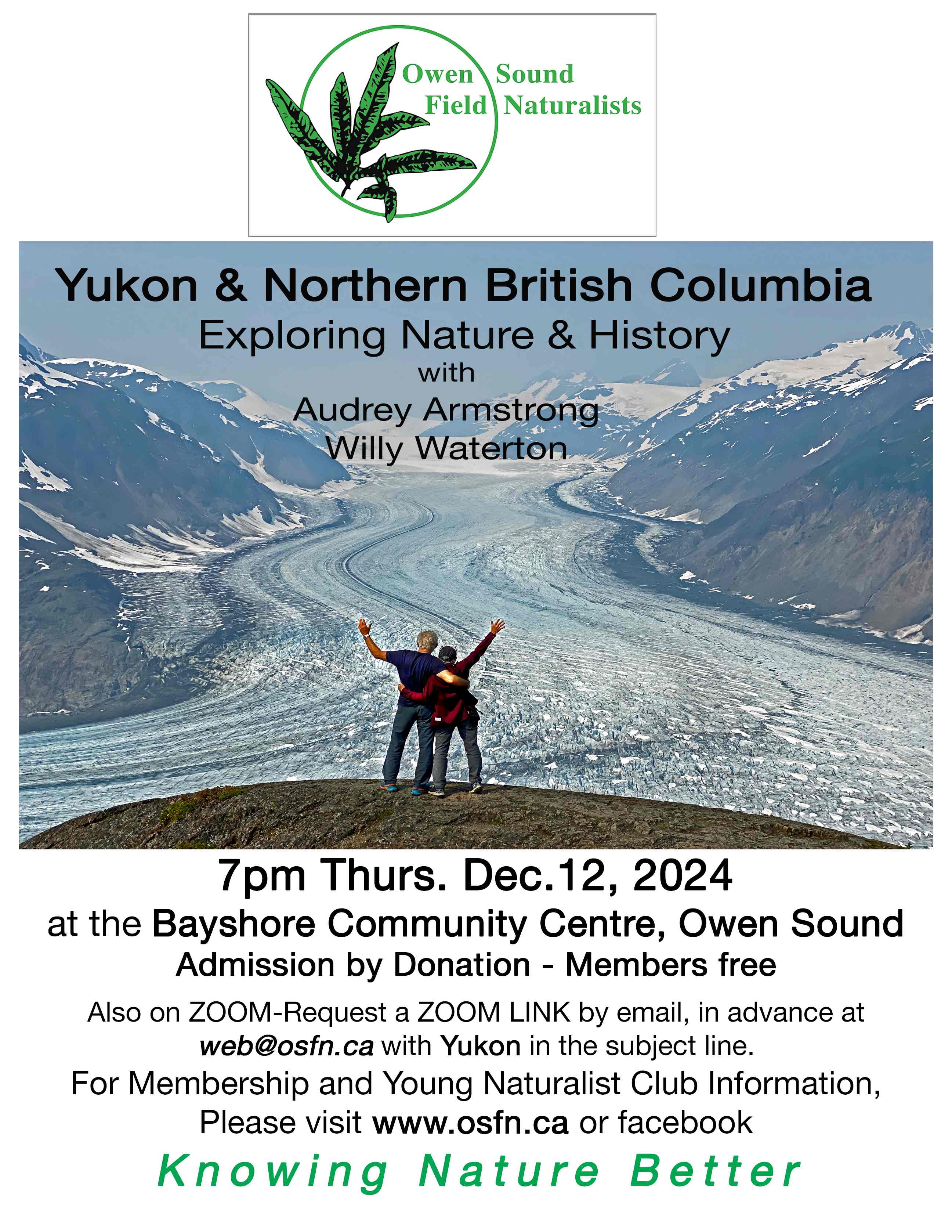 Event image Owen Sound Field Naturalists Present the Yukon & Northern BC